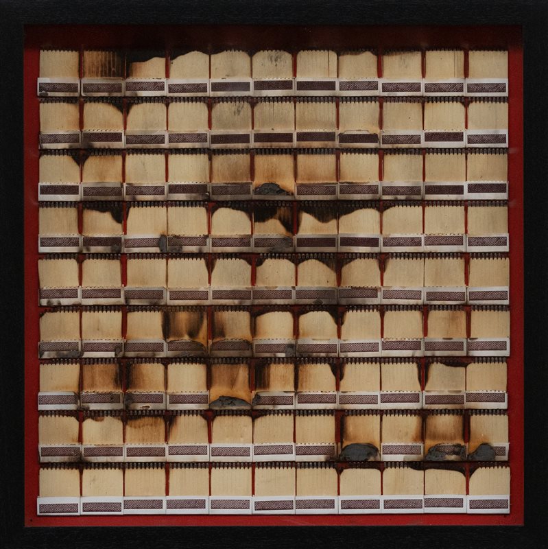 BERNARD AUBERTIN Dessin de feu, 2008