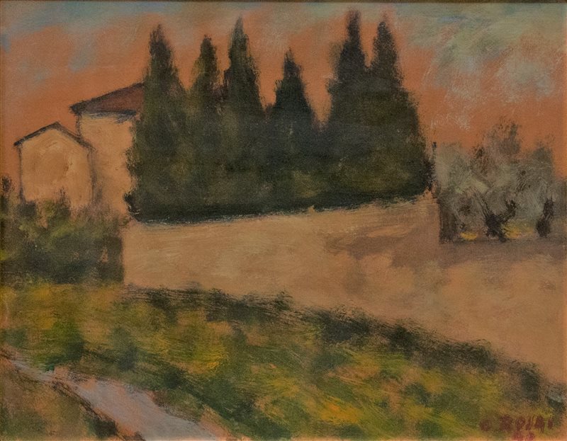 OTTONE ROSAI Paesaggio, 1940