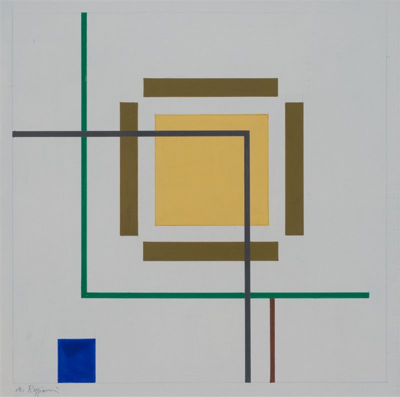 MAURO REGGIANI Composizione, 1971