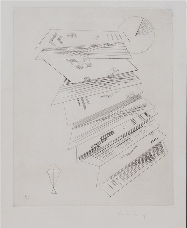 VASILIJ KANDINSKIJ Senza titolo, 1932