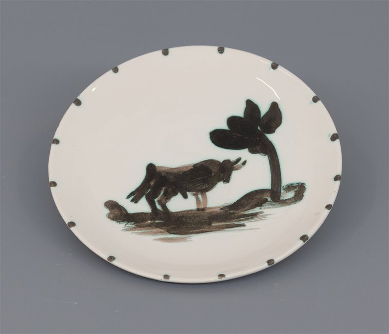 PABLO PICASSO Toro sotto l'albero, 1952