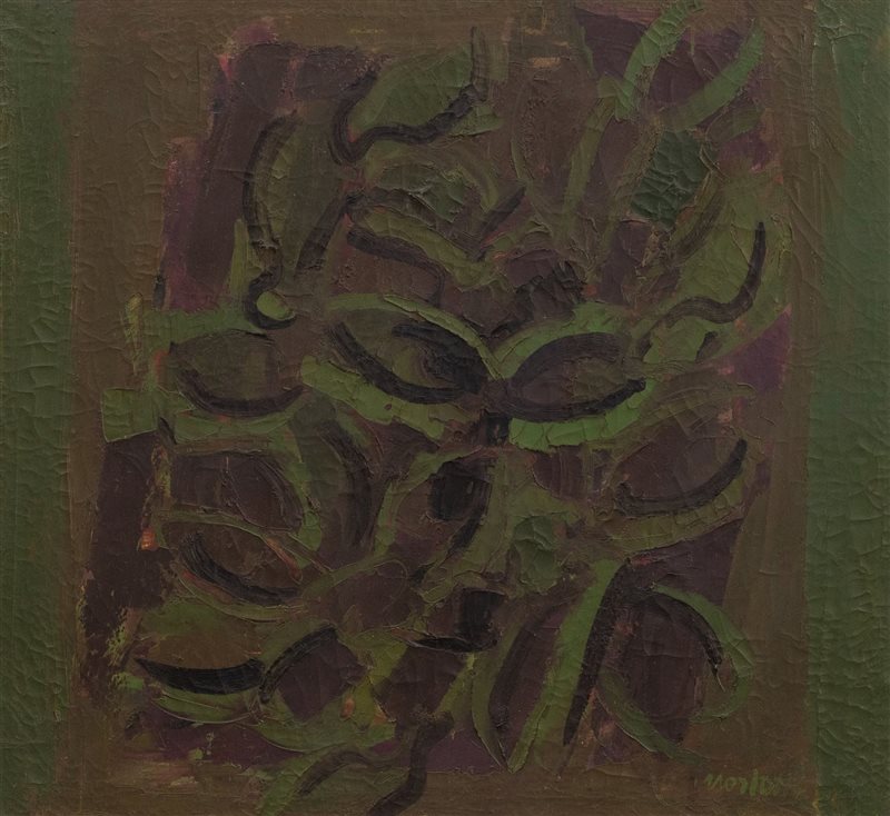 ENNIO MORLOTTI Foglie, 1970