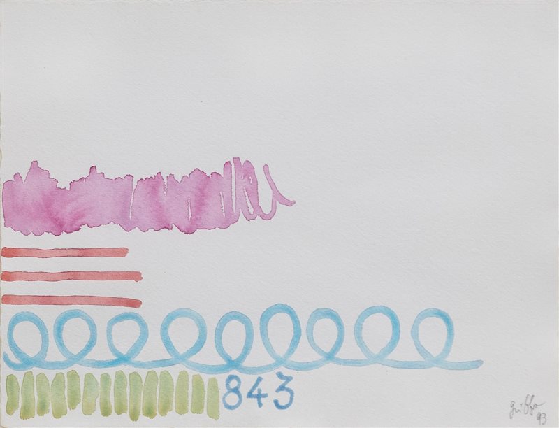 GIORGIO GRIFFA Senza titolo, 1993