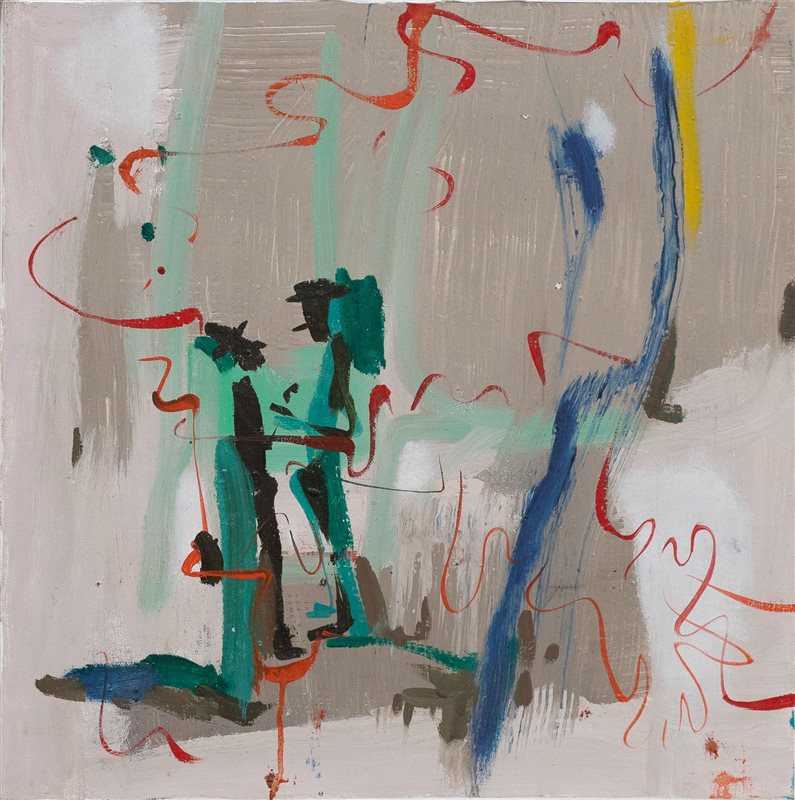 MARCO CINGOLANI Olivetti e Fanfani discutono la Costituzione Italiana, 2002