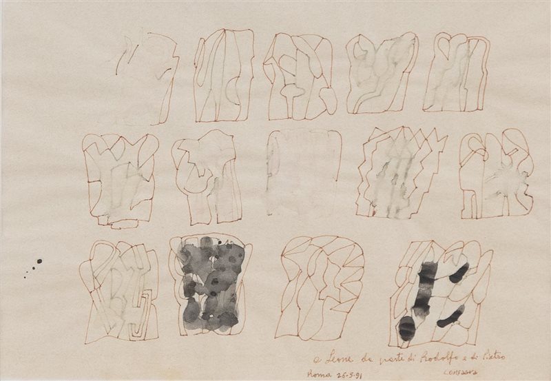 PIETRO CONSAGRA Senza titolo, 1991