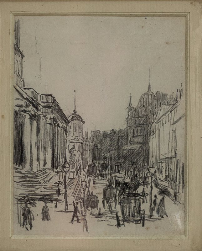 MAXIMILIEN LUCE Rue de Paris