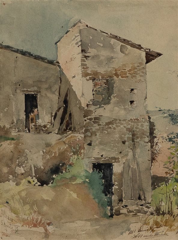 LUDOVICO MARCHETTI Senza titolo, 1873