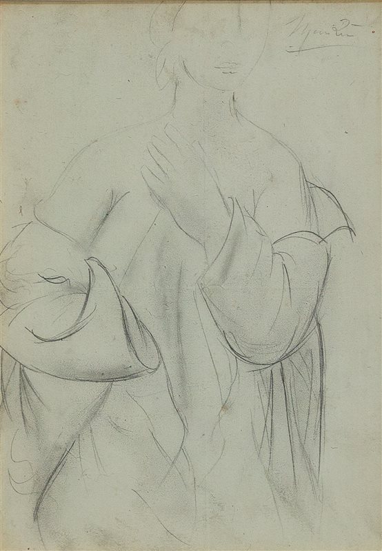 GIACOMO MANZU' Senza titolo