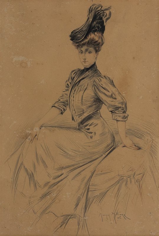 MAURICE MILLIERE Senza titolo, 1906