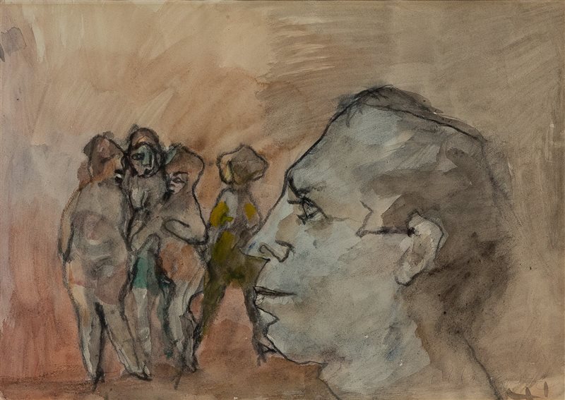 MINO MACCARI Autoritratto