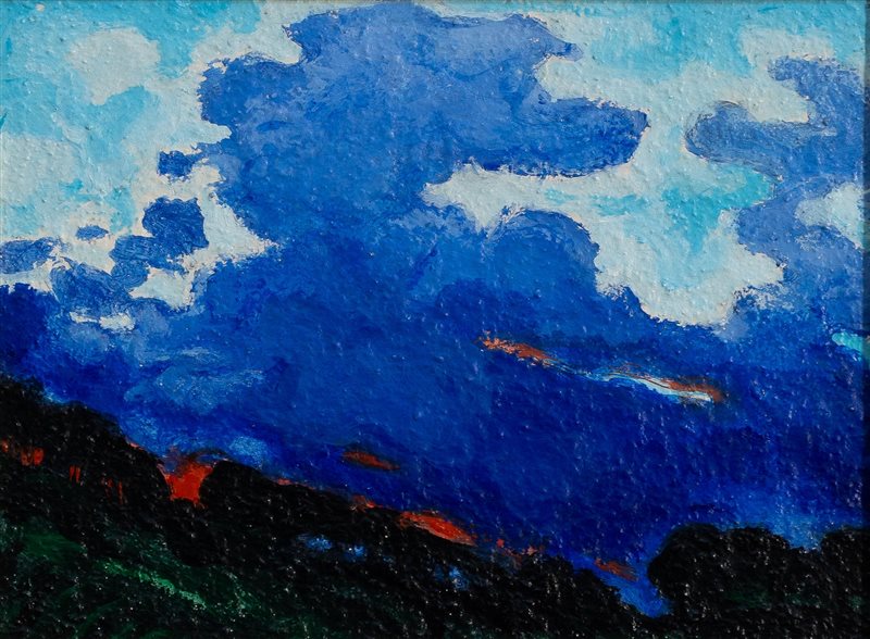 DOMENICO CANTATORE Paesaggio, 1976