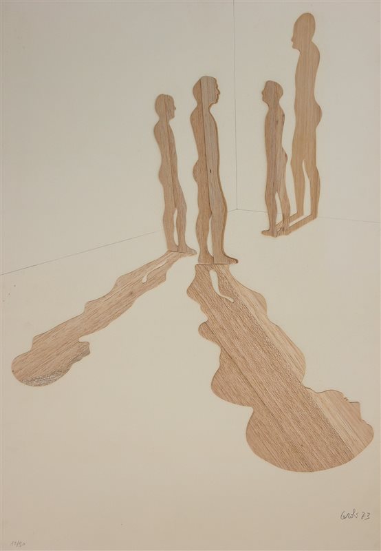 MARIO CEROLI Le ombre, 1973