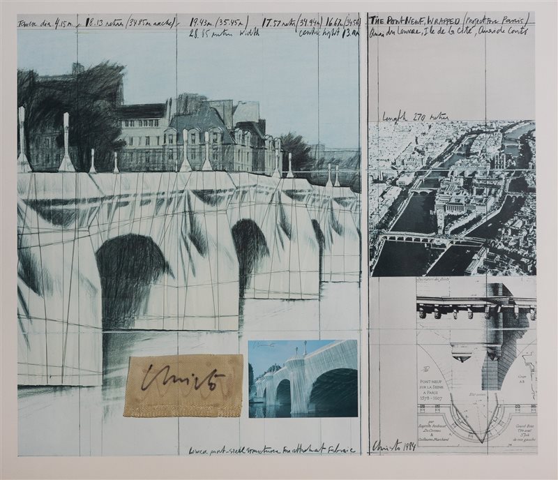 CHRISTO The Pont Neuf Wrapped, Paris
