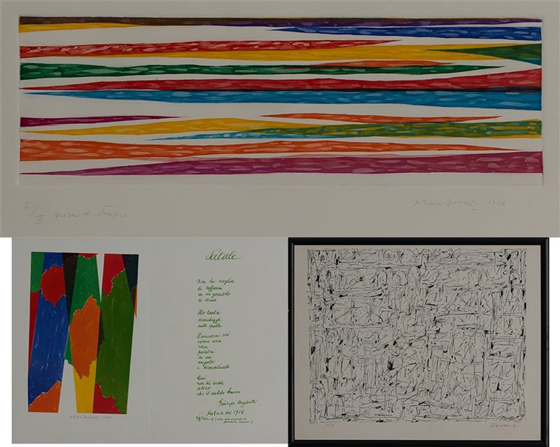 PIERO DORAZIO 3 Litografie