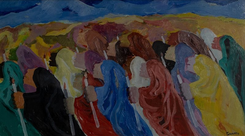 SAVERIO TERRUSO Verso Montelepre, 1975