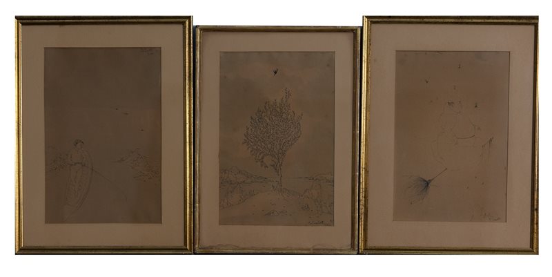 ENRICO COLOMBOTTO ROSSO Senza titolo, anni '50