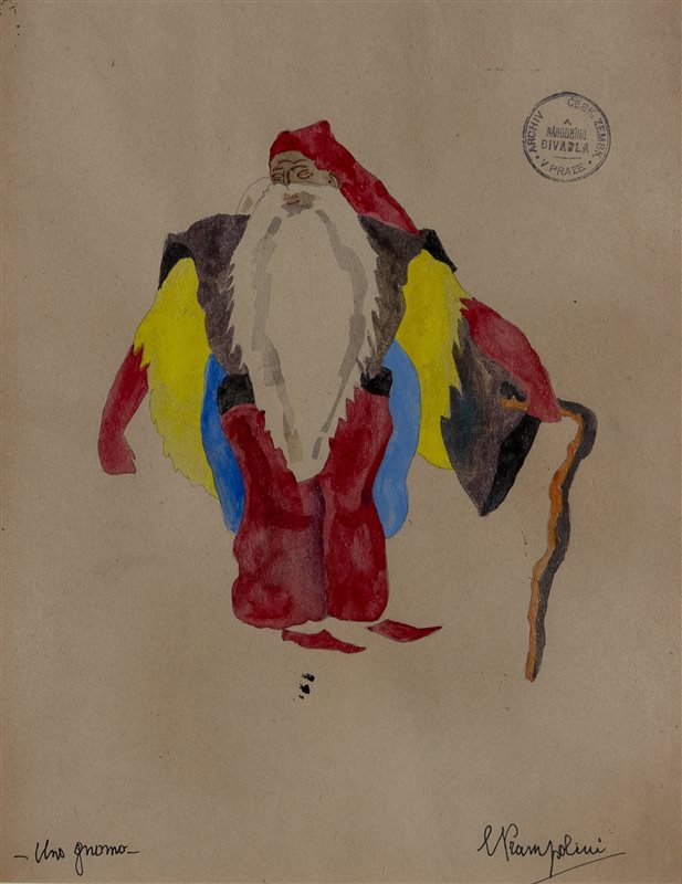 ENRICO PRAMPOLINI Uno gnomo, 1923