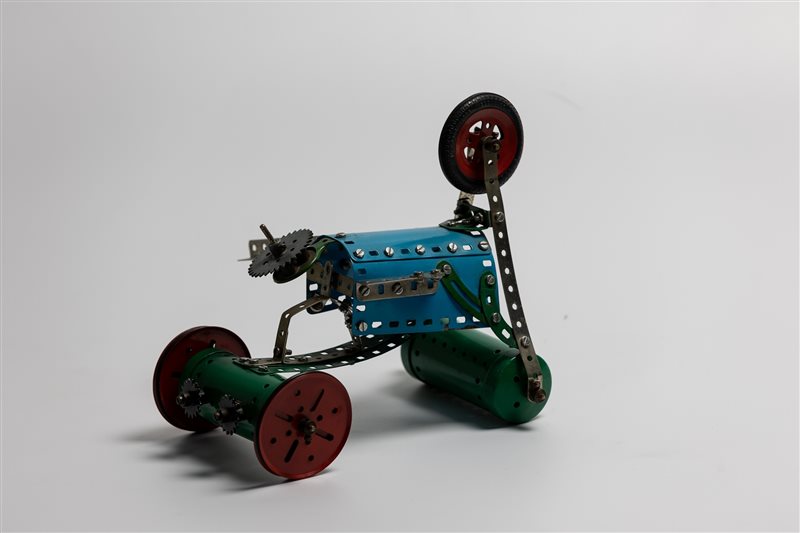 ENRICO BAJ Multiplo Meccano, 1985