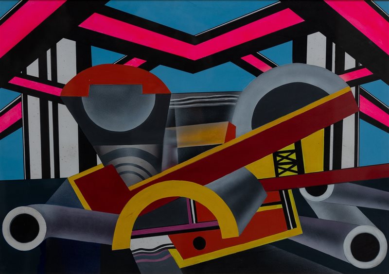 GIANGIACOMO SPADARI Elementi meccanici, 1970