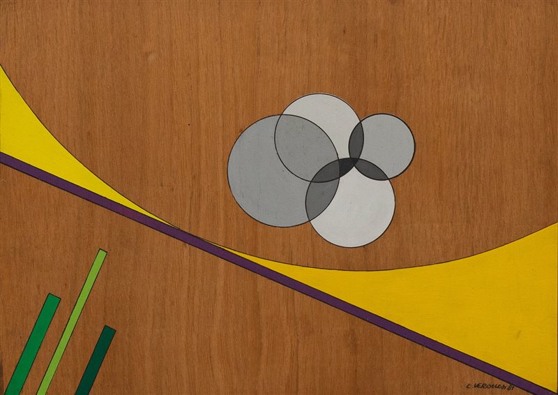 LUIGI VERONESI Composizione KL 8, 1981