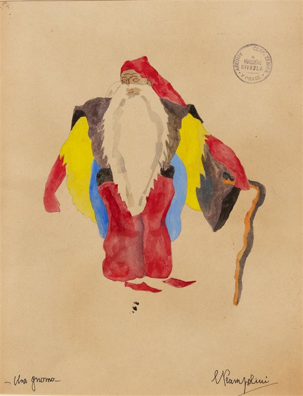 ENRICO PRAMPOLINI Uno gnomo, 1923