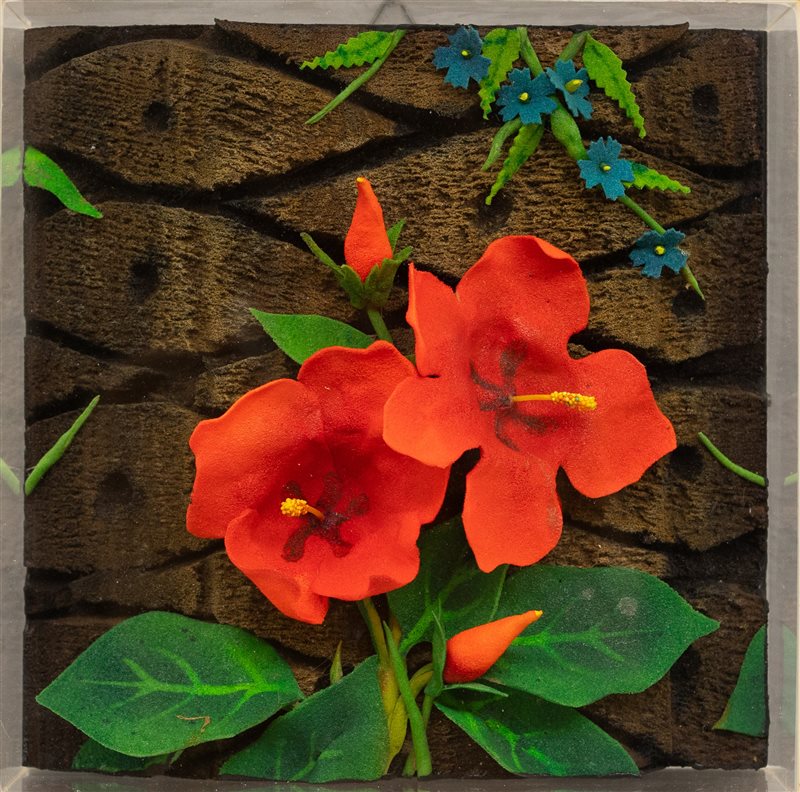 PIERO GILARDI Ibiscus sulla palma