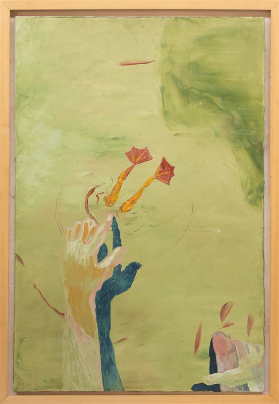 FRANCESCO CLEMENTE Da remi per rane, 1980