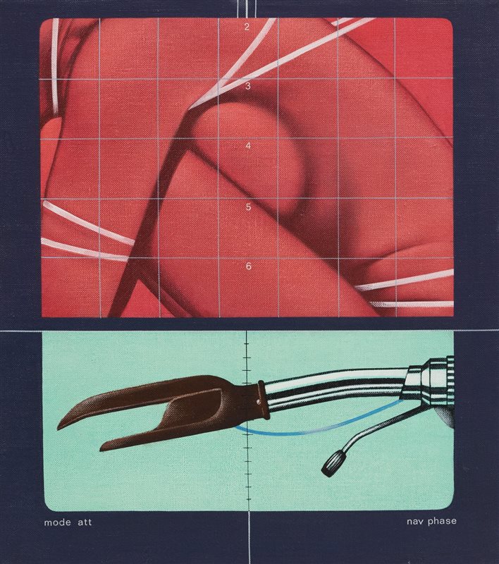 SERGIO SARRI Studio per piccolo schermo d'analisi, 1973