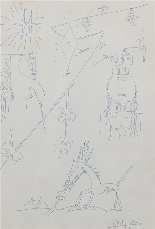 WIFREDO LAM Senza titolo