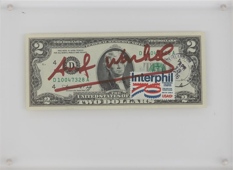 ANDY WARHOL Two Dollars, 1976
