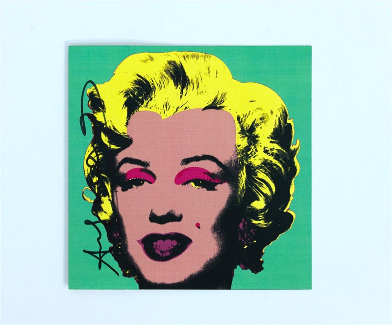 ANDY WARHOL Marilyn invitation, 1981
