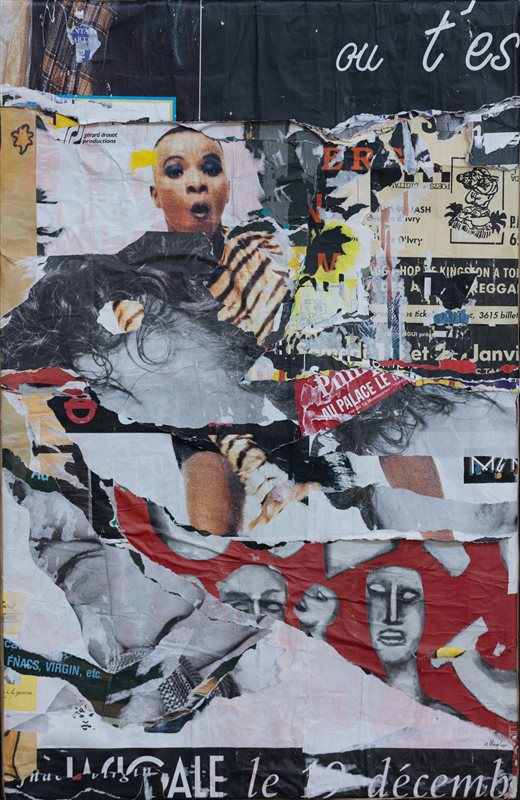 JACQUES VILLEGLE' Gentilly AR, 1991