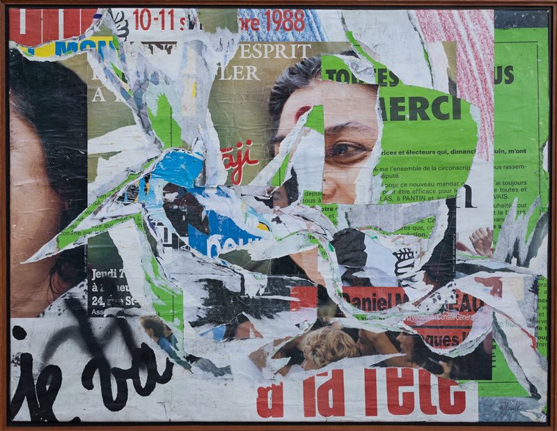 JACQUES VILLEGLE' Prè-Saint-Gervais, 1988