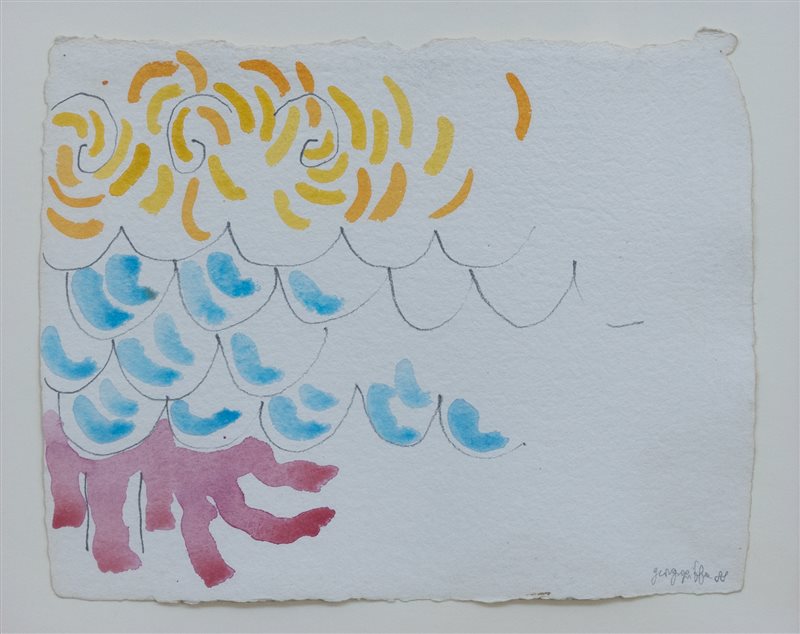 GIORGIO GRIFFA Senza titolo, 1988