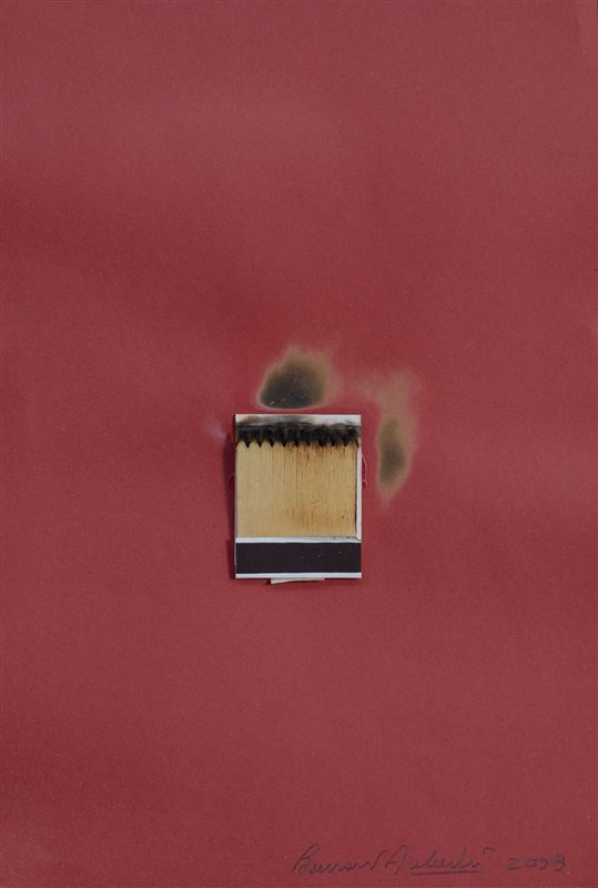 BERNARD AUBERTIN Dessin de feu, 2008