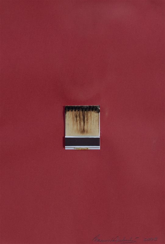 BERNARD AUBERTIN Dessin de feu, 2008