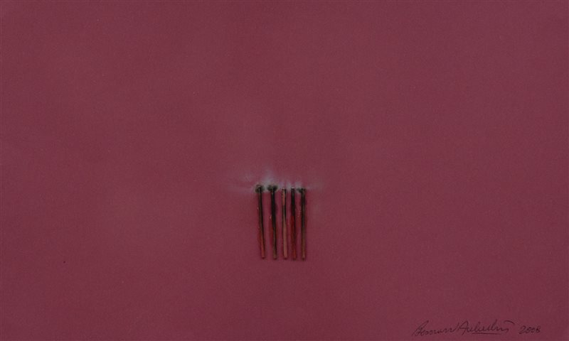 BERNARD AUBERTIN Dessin de feu, 2008