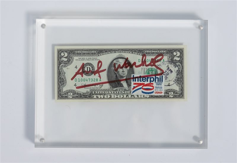 ANDY WARHOL Two Dollars, 1976