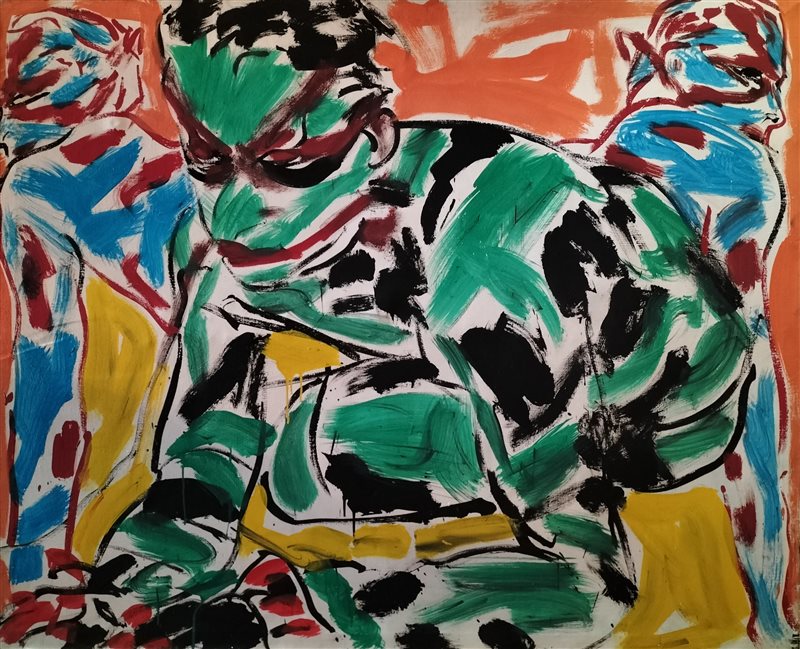 LUCIANO CASTELLI Dog III, 1982