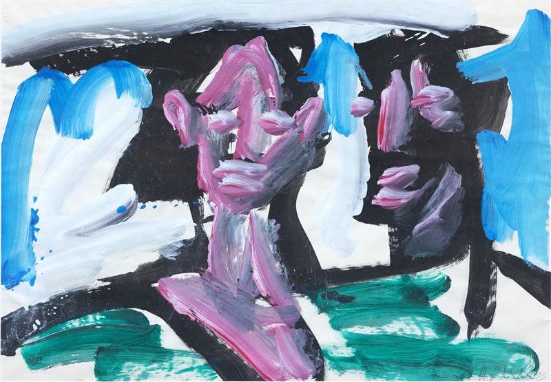 KARL HORST HODICKE Senza titolo, 1983