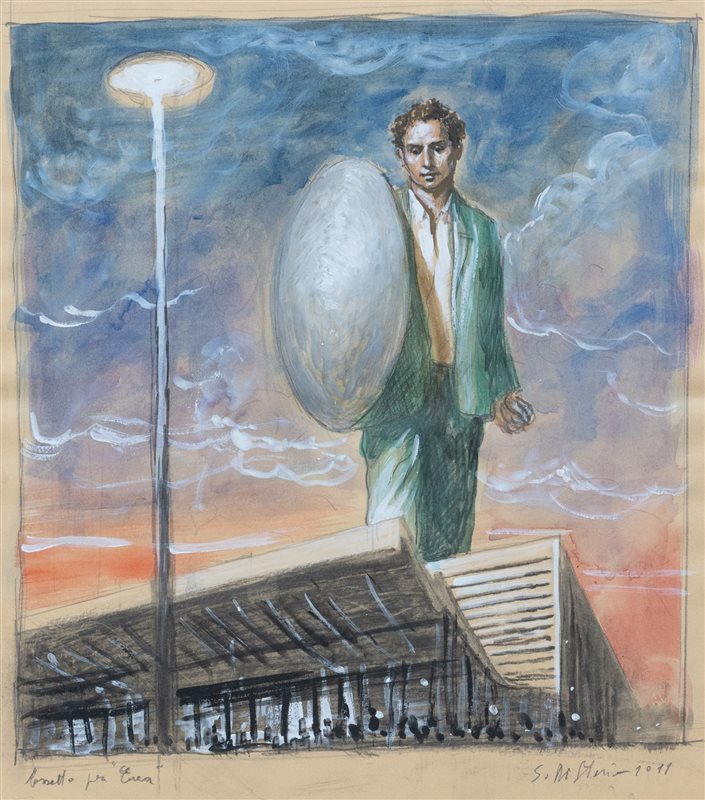 STEFANO DI STASIO Bozzetto per Enea, 2011