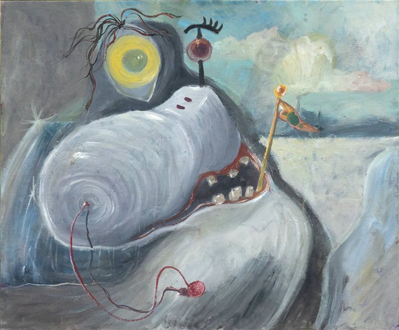 GEORGE CONDO Memorized Hall, 1984