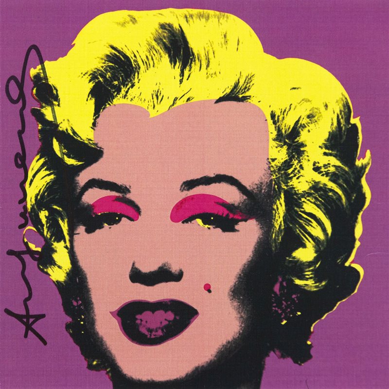 ANDY WARHOL Marilyn invitation, 1981