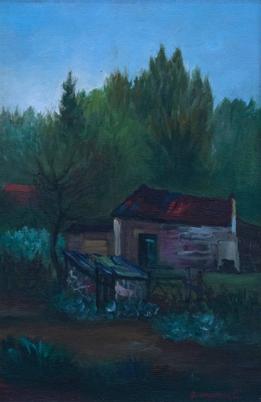 GIOVANNI OMICCIOLI Senza titolo, anni '50