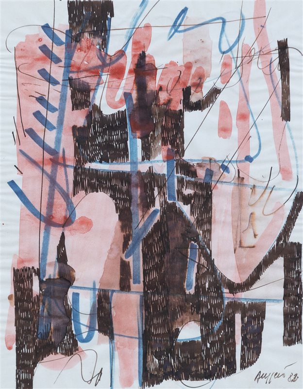 PIERO RUGGERI Senza titolo, 1982