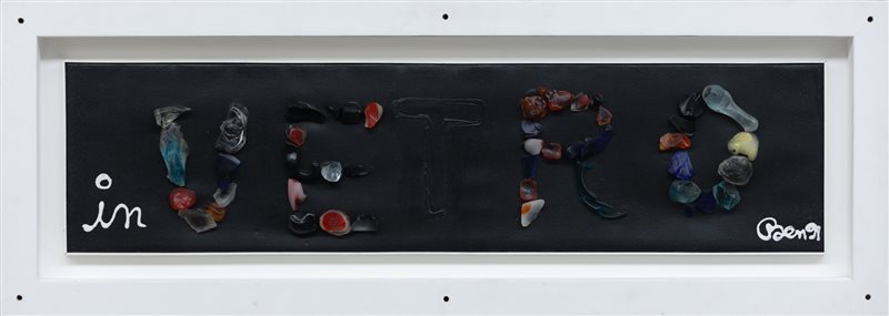 BEN VAUTIER In vetro, 1991