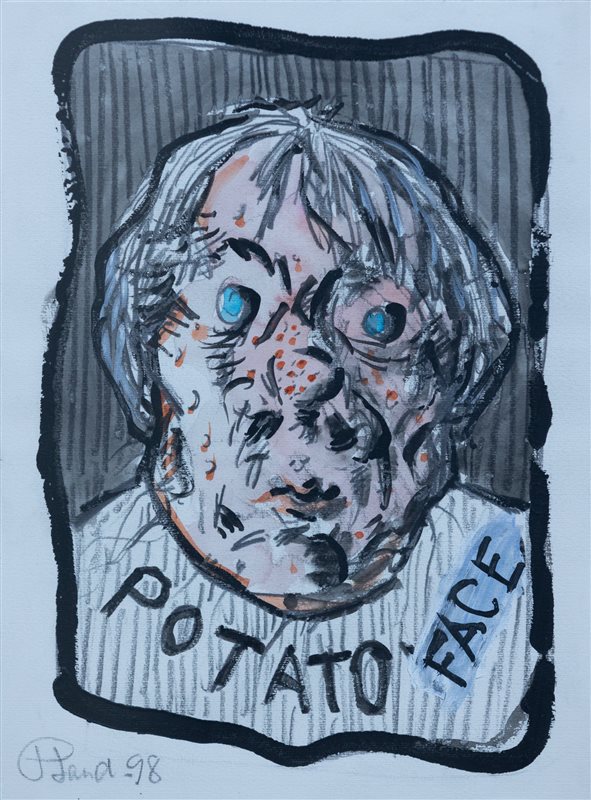 PETER LAND Potato face, 1998