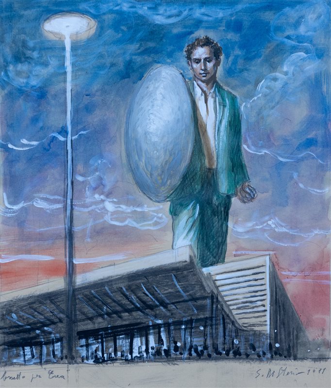 STEFANO DI STASIO Bozzetto per Enea, 2011