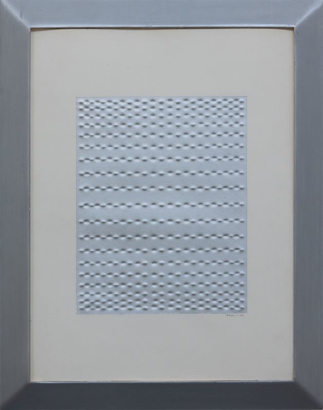 ENRICO CASTELLANI Senza titolo, 1967