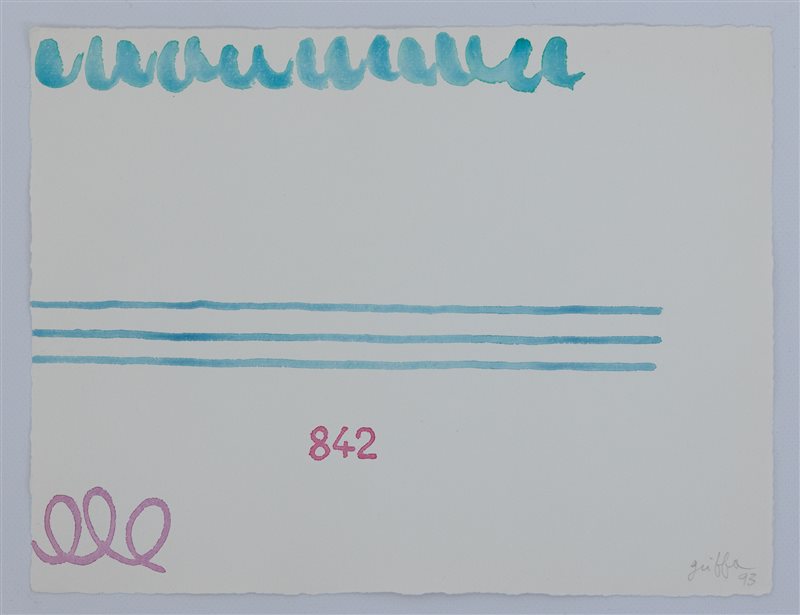 GIORGIO GRIFFA Senza titolo, 1993